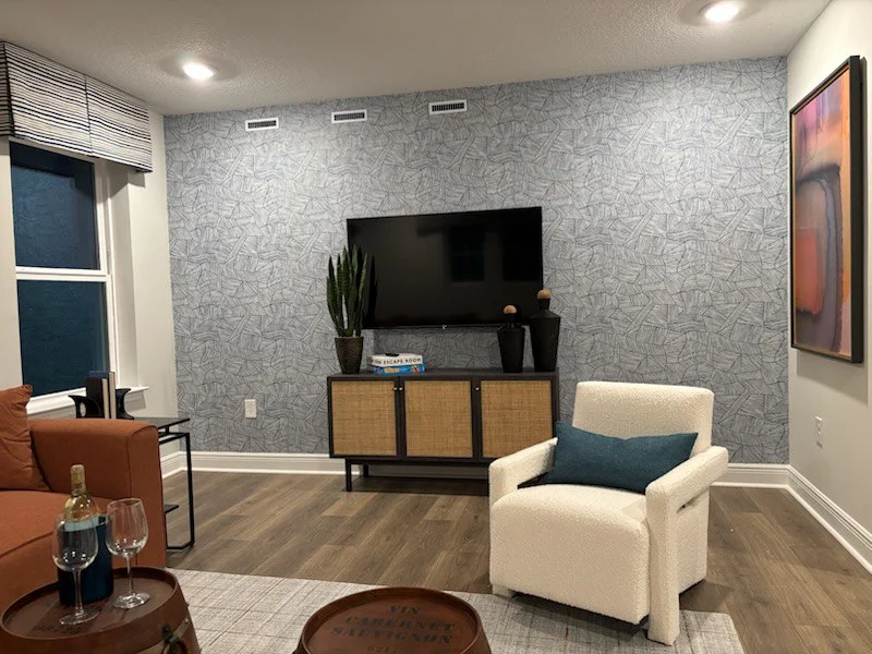Wallpaper installation project in Syracuse, NY